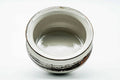 Overhead interior view of the bowl showing the glazed inside and inturned rim.