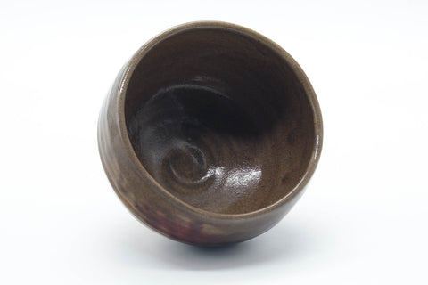 Japanese Matcha Bowl - Brown Purple Wabi-Sabi Chawan - 500ml