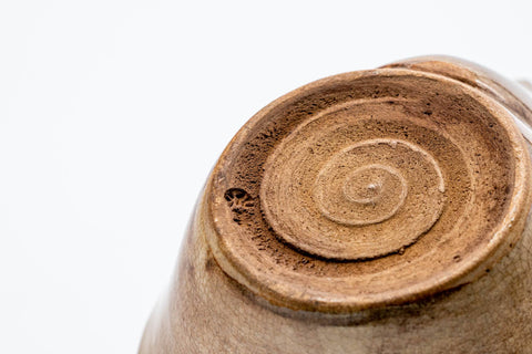 Japanese Houhin - Weathered Beige Glazed Hagi-yaki Handleless Teapot - 100ml