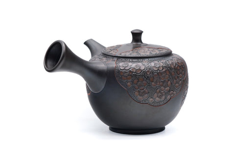 Plum Blossom Shudashi Tokoname Kokudei Teapot - 200ml