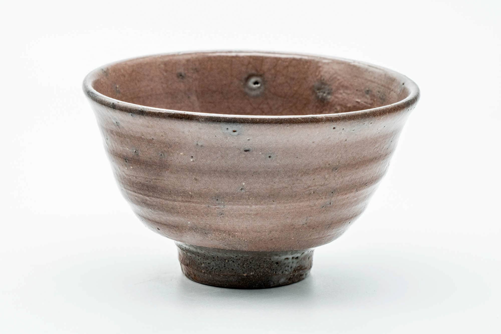 Japanese Matcha Bowl - Purple Wabi-Sabi Ido-gata Chawan - 350ml