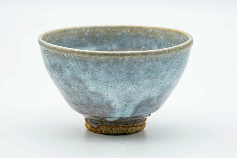 Japanese Matcha Bowl - Antique White Drip-Glazed Hagi-yaki Chawan - 300ml