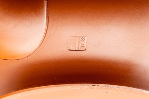 Japanese Kyusu - 柏扇 Hakusen Isomura - Large Kanji Engraved Tokoname-yaki Teapot - 500ml