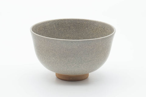Japanese Matcha Bowl - Crazed Grey Glazed Chawan - 400ml