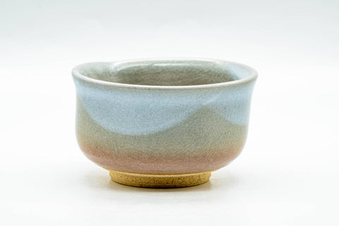 Japanese Katakuchi - 天鵬山 Tsubaki Kiln - Beige White Glazed Hagi-yaki Water Cooler - 140ml