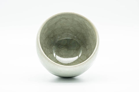 Japanese Teacup - Sage Green Celadon Snowflake Glazed Yunomi - 220ml