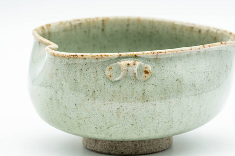 Japanese Katakuchi - Sage Green Speckled Yuzamashi Water Cooler - 130ml - Tezumi