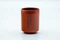 Tezumi — Japanese Teacup - Calligraphy Engraved Tokoname-yaki Yunomi - 185ml — front view