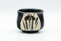 Tezumi — Japanese Teacups - Set of 3 Uniquely Handmade Yunomi - 75ml — closeup of the glaze