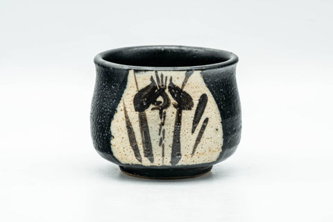 Tezumi — Japanese Teacups - Set of 3 Uniquely Handmade Yunomi - 75ml — closeup of the glaze