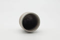 Tezumi — Japanese Teacup - Grey Drip-Glazed Hagi-yaki Yunomi - 120ml — three-quarter view