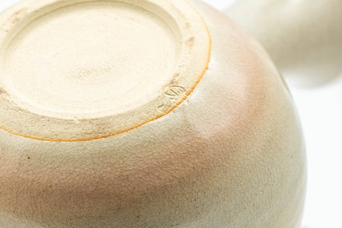 Tezumi — Japanese Kyusu - Beige Pink Glazed Hagi-yaki Do-ake Teapot - 220ml — additional view
