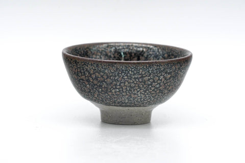 Japanese Teacup - Brown Black Tenmoku Glazed Guinomi - 40ml