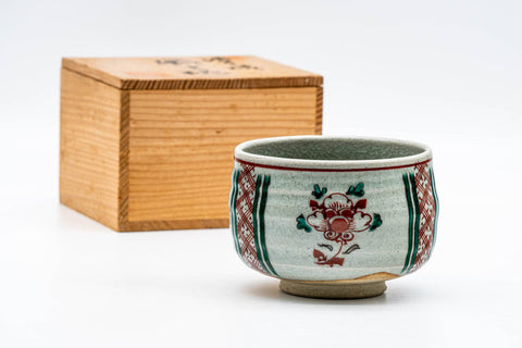 Japanese Matcha Bowl - 渋草柳三 Ryuzou Shibukusa - Small Nodate Shibukusa-yaki Chawan - 150ml