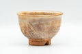 Japanese Teacup - Beige Milky Textured Hagi-yaki Yunomi - 100ml - front view