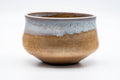 Tezumi — Japanese Kensui - Large Beige White Glazed Hagi-yaki Water Bowl - 700ml — front view