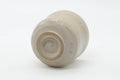 Tezumi — Japanese Teacup - Off White Glazed Doji-mari Yunomi - 175ml — top-down view of the interior