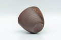 Japanese Teacup - Ash Glazed Youhen Tokoname-yaki Guinomi - 60ml - cup resting on its side