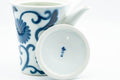 Tezumi — Japanese Kyusu - Blue Floral Arita-yaki Porcelain Debeso Teapot - 300ml — additional view