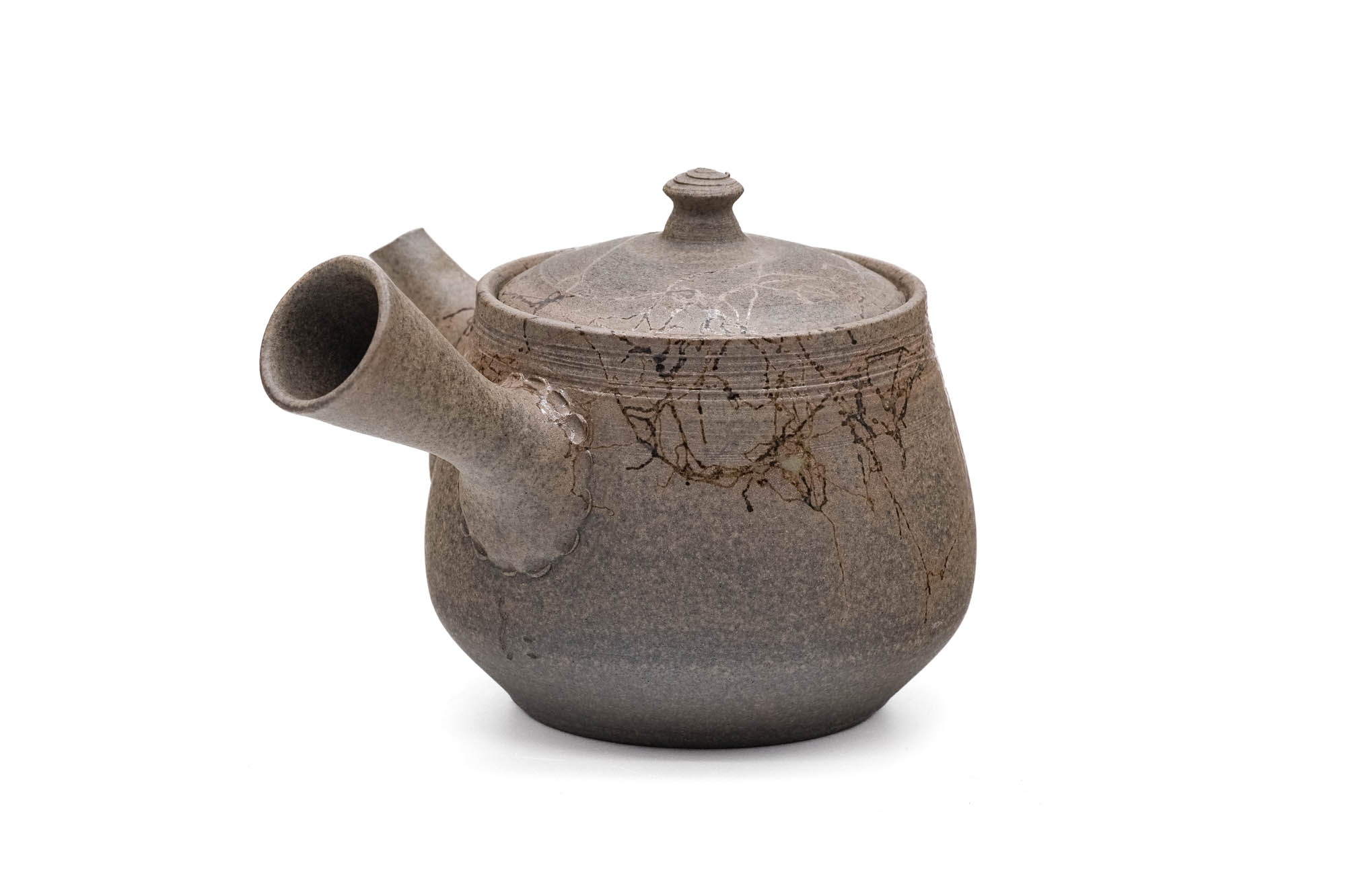 Japanese Kyusu - 谷川仁 Tanikawa Jin - Mogake Tanka Tokoname-yaki Teapot - 250ml