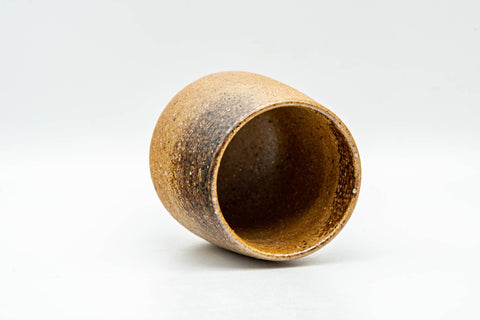 Japanese Teacup - Brown Unglazed Shigaraki-yaki Yunomi - 130ml - Tezumi