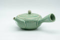 Japanese Kyusu - Mint Green Hiramaru-gata Obi-ami Teapot - 220ml - Tezumi