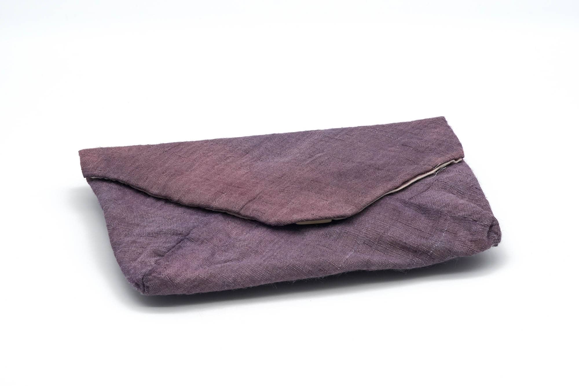 Japanese Sukiya-bukuro - Purple Linen Tea Pouch
