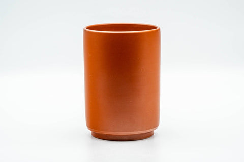 Tezumi — Japanese Teacup - 福仙 Fukusen Suzuki - Large Floral Engraved Tokoname-yaki Yunomi - 400ml — front view from another angle