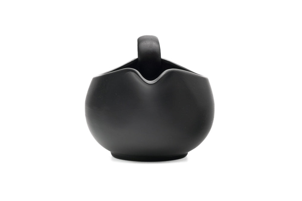 Black Tokoname-yaki Rear-Handled Yuzamashi