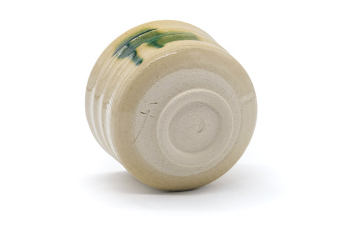 Japanese Matcha Bowl - Yellow Green Seto Chawan - 500ml