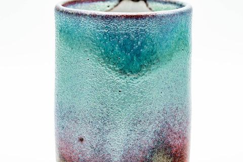 Japanese Teacup - Blue Purple Glazed Yunomi - 100ml