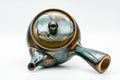 Japanese Kyusu - Blue Brown Glazed Mesh Filter Side-handled Teapot - 300ml - Tezumi