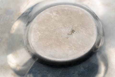 Japanese Chataku - Set of 3 Silver Tea Coasters