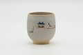 Tezumi — Japanese Teacup - 赤膊山 Akiyama Kiln - Nara Village-themed Akahada-yaki Yunomi - 150ml — three-quarter view