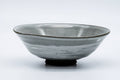 Tezumi — Japanese Matcha Bowl - Brush Stroke Hakeme Kiyomizu-yaki Chawan - 150ml — front view from another angle