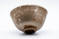 Tezumi — Japanese Matcha Bowl - Brown Matte-Glazed Hantsutsu-gata Chawan - 400ml — top-down view of the interior