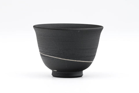 Black Spiraling Tokoname Yunomi - 130ml