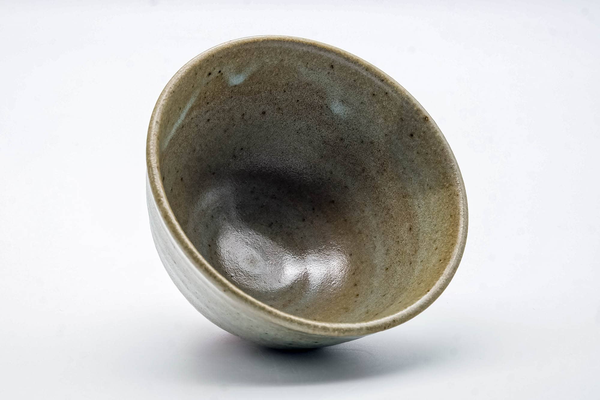 Japanese Matcha Bowl - Beige Mottled Karatsu-yaki Chawan - 250ml