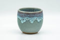 Japanese Teacup - Turquoise Purple Drip-Glazed Yunomi - 85ml - Tezumi