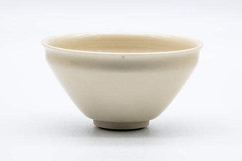 Japanese Matcha Bowl - 瑞雲 Zuiun - Shiro Tenmoku-gata Kinin Kyo-yaki Chawan - 150ml