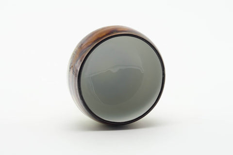 Japanese Teacup - Brown Yellow Hare's Fur Glazed Arita-yaki Yunomi - 150ml