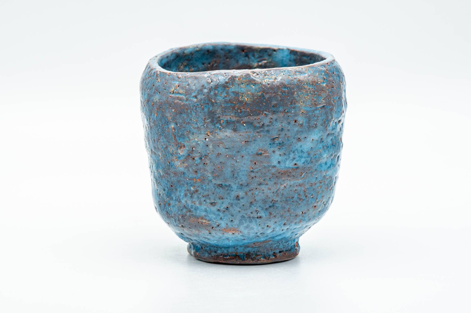 Japanese Teacup - Blue Shino Glazed Wabi-Sabi Yunomi - 150ml - Tezumi
