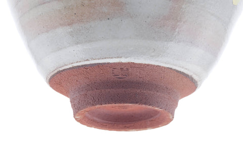 Japanese Matcha Bowl - Beige Pink Gohonte Kiyomizu-yaki Chawan - 400ml