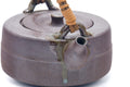 Tezumi — Japanese Dobin - Top-Handled Ceramic Teapot - 310ml — interior view showing the filter
