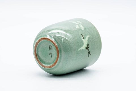 Japanese Teacup - Egret Green Celadon Yunomi - 175ml