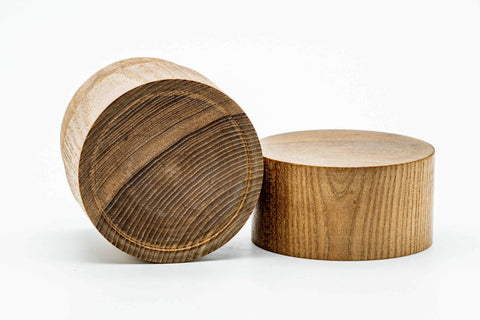 Japanese Natsume - Cylindrical Nakatsugi Wooden Matcha Tea Caddy - 120ml