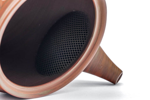 Faceted Red Nerikomi Tokoname Teapot - 450ml