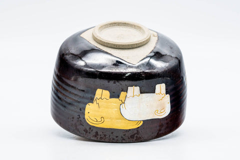 Japanese Matcha Bowl - 岩崎新定 Shinsada Iwasaki - Year of the Goat Zeze-yaki Chawan - 250ml