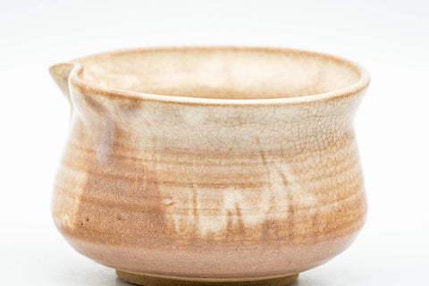 Japanese Katakuchi - Beige Drip-Glazed Hagi-yaki Water Cooler - 150ml - Tezumi