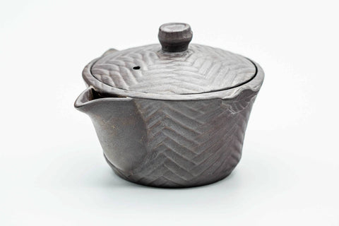 Japanese Houhin - Textured Weathered Banko-yaki Handle-less Mesh Teapot - 150ml